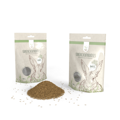 Standbodenbeutel mit Fenster