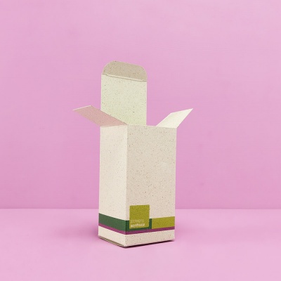 Grass cardboard material sample