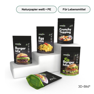 Druckerschlussbeutel aus Naturpapier