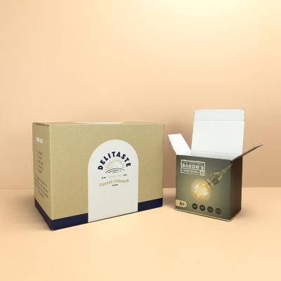 Wellpappeverpackung f&uuml;r Produkte