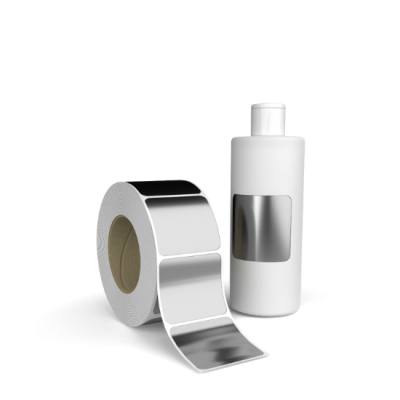 Etiketten mit Heißfolienprägung