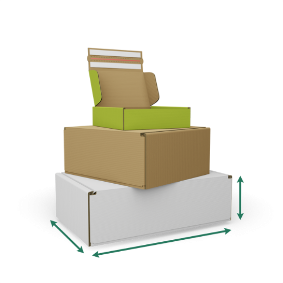 Hinged lid box with self adhesive strip Hinged lid box with self adhesive strip