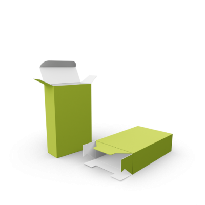 Folding box with snap lock base