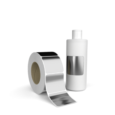Labels metallized