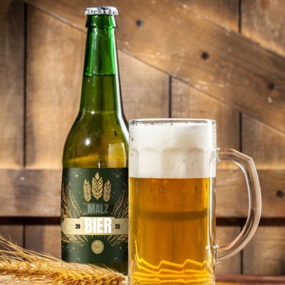 Bedruckte Bieretiketten