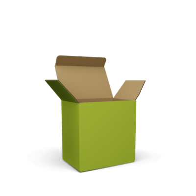 Folding boxes made of corrugated cardboard