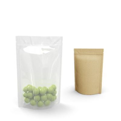 Standbodenbeutel nach Material