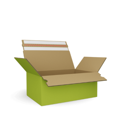 Faltkarton mit Klebestreifen nach Maß