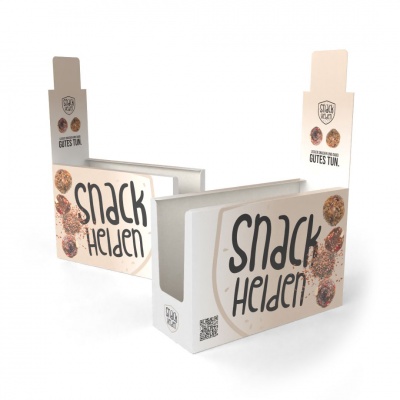 Thekendisplay f&uuml;r Snacks