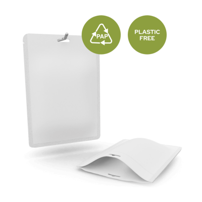 Papier weiß - mit Barriere