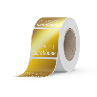 Heißfolienprägung gold glänzend