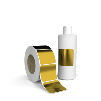 Etiketten mit Heißfolienprägung