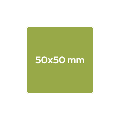 50x50 mm - quadratisch