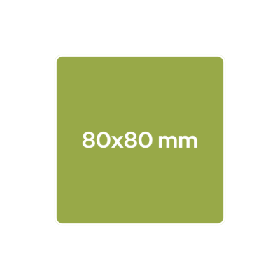 80x80 mm - quadratisch