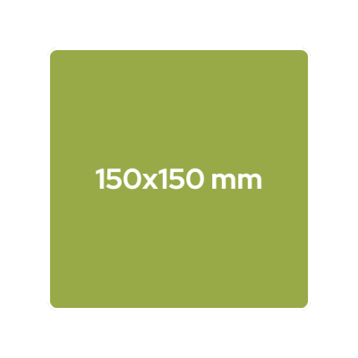 150x150 mm - quadratisch