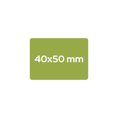 40x50 mm - rechteckig
