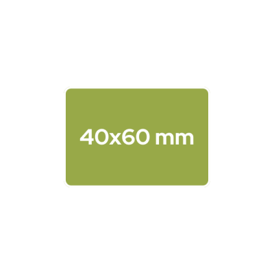 40x60 mm - rechteckig