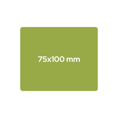 75x100 mm - rechteckig