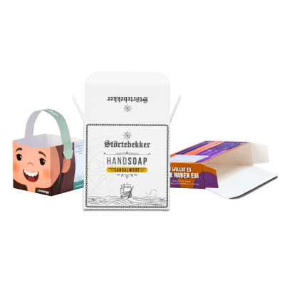 Musterbox Faltschachteln