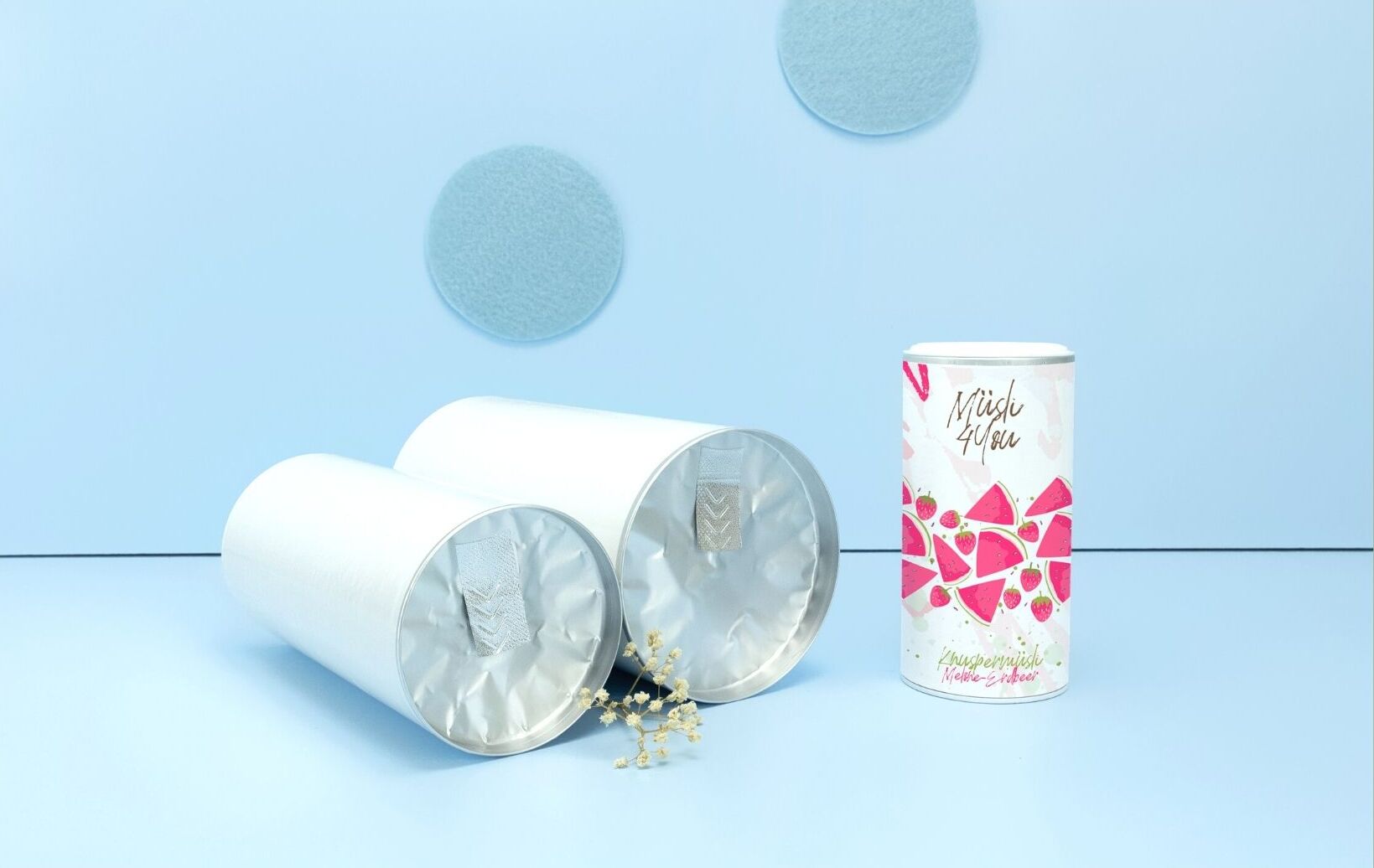 Membrandosen mit Aluverschluss