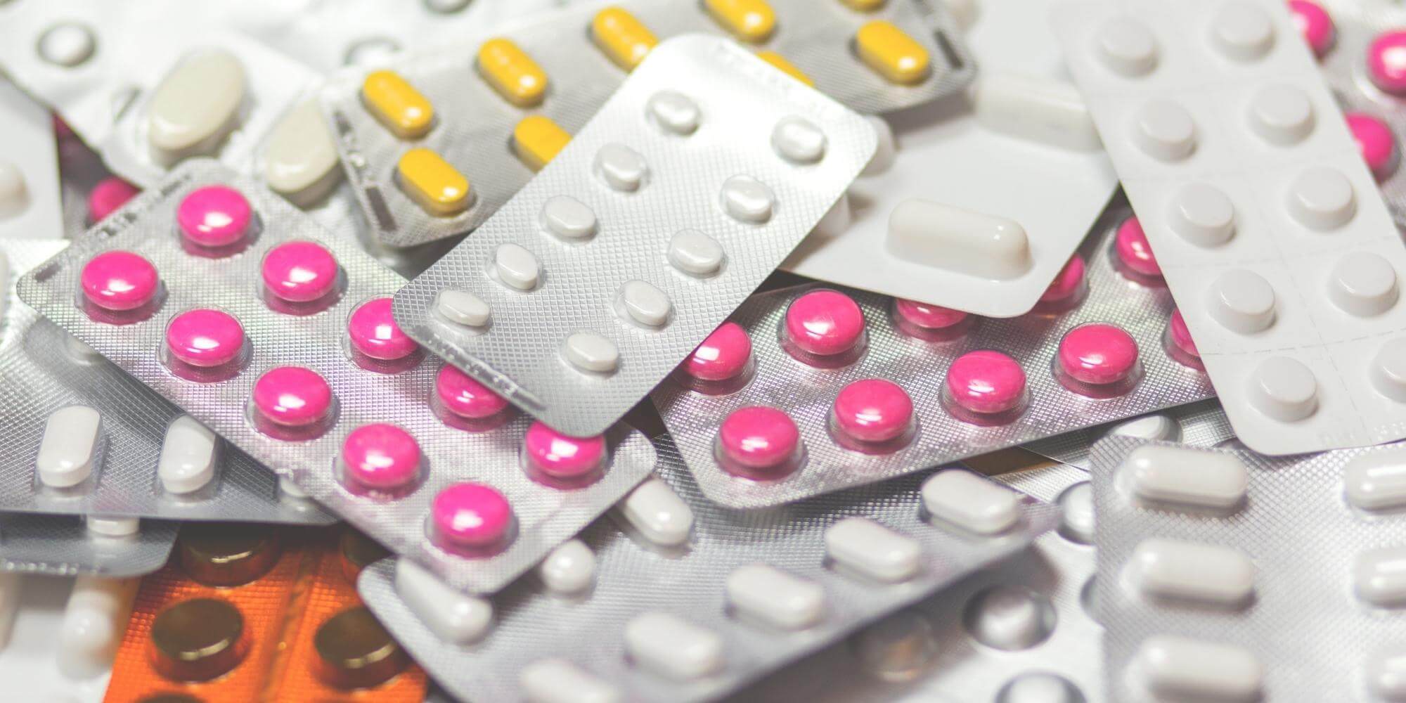 Blister di prodotti farmaceutici