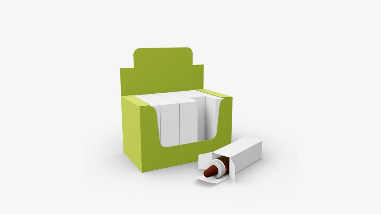 Thekendisplays für Flaschen 