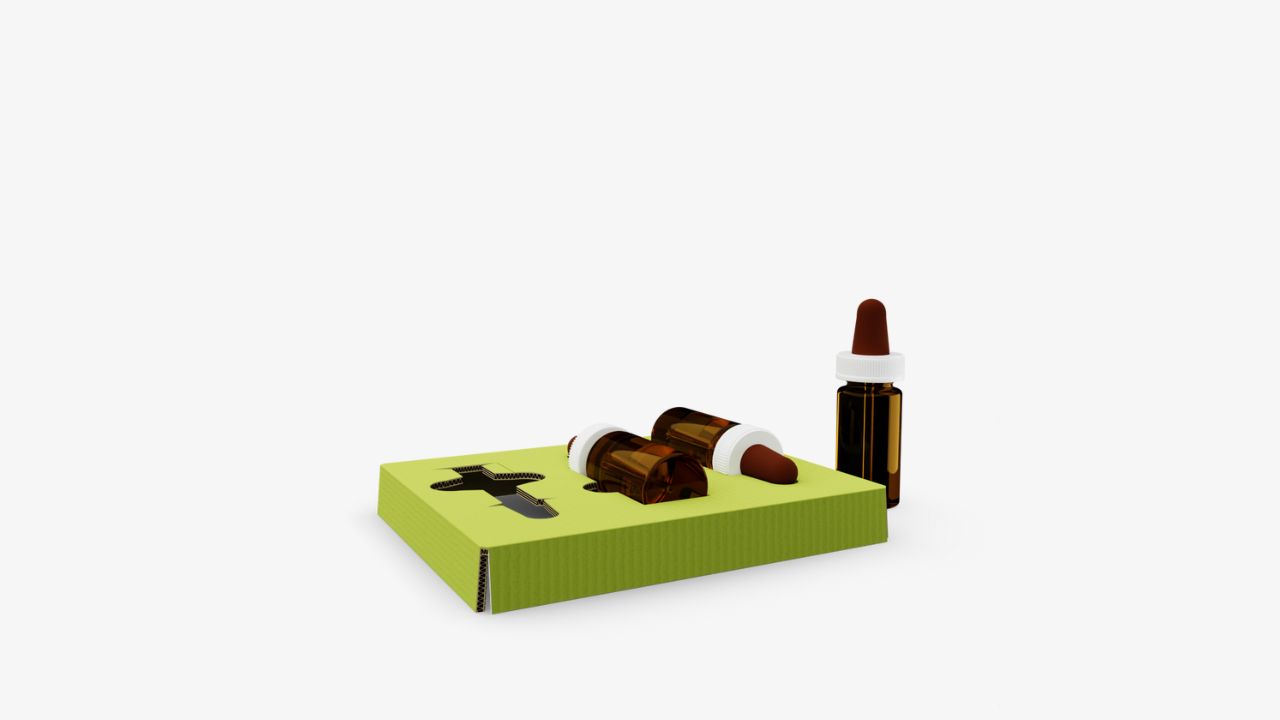 Klappschachtel und Inlay