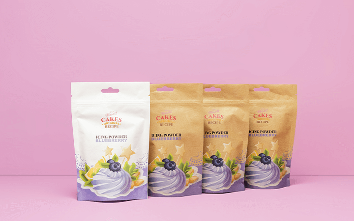 Doypack aus Kraftpapier