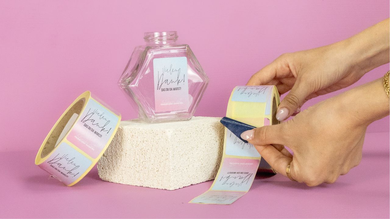 Blickdichte Etiketten