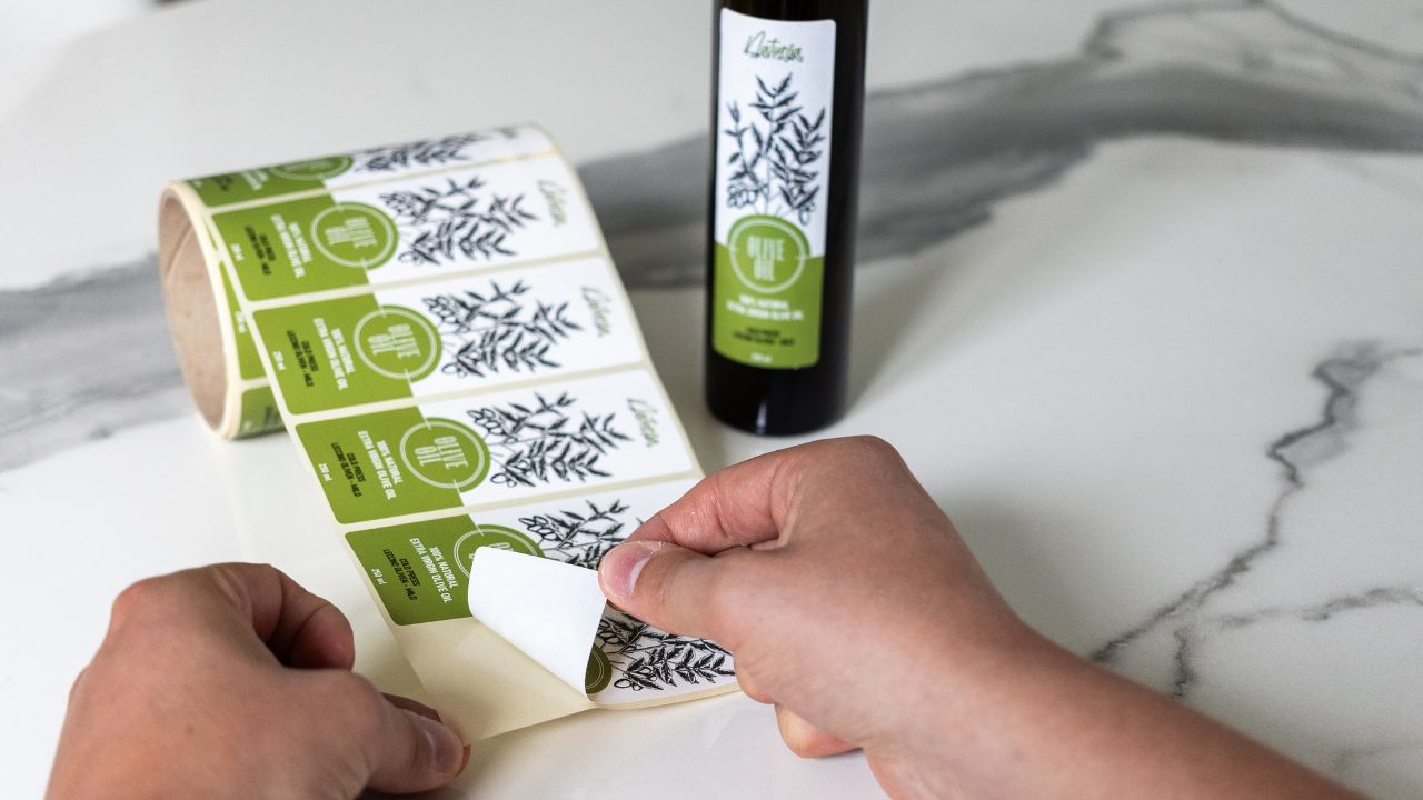 Papieretiketten Eierlikör