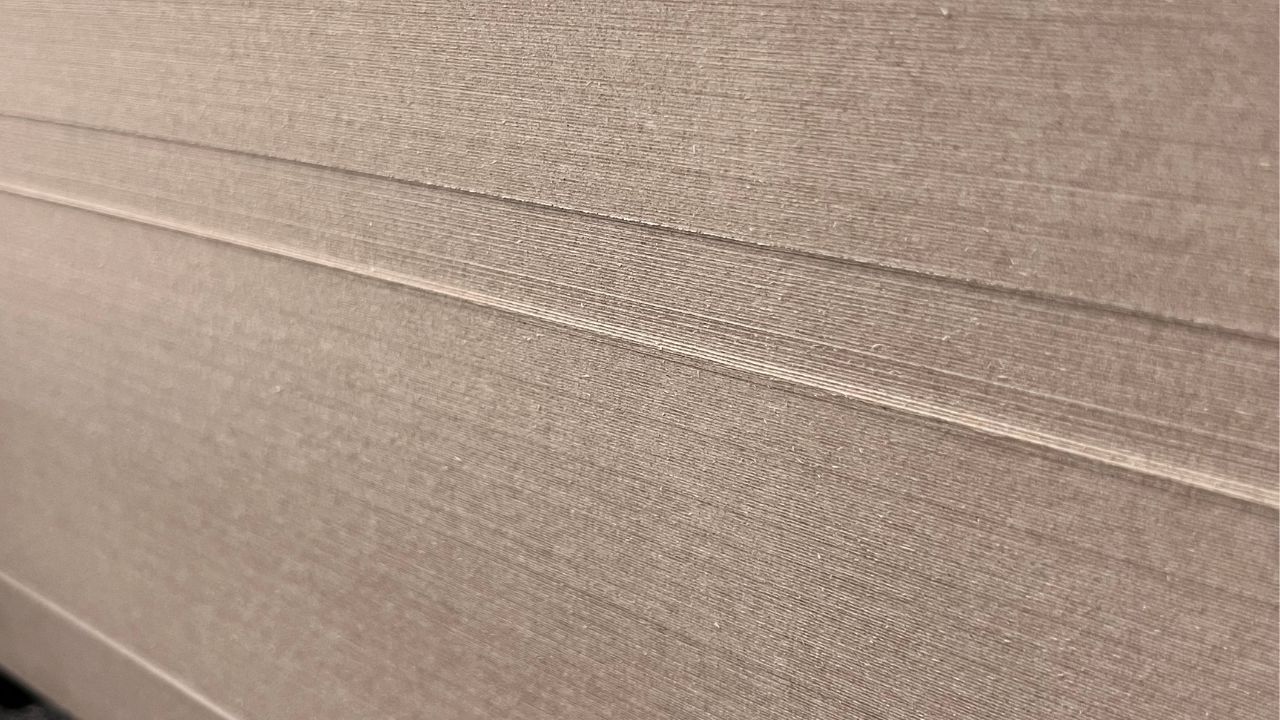 Cartone di erba foglio non lavorato