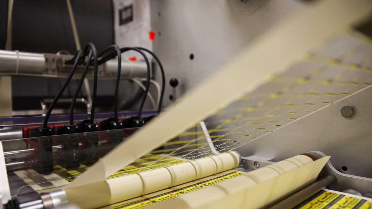 Weeding of printed labels