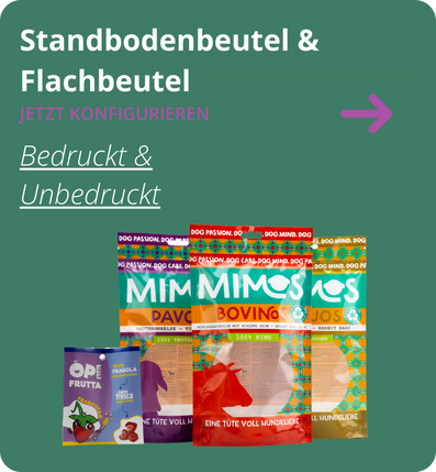 Standbodenbeutel & Flachbeutel jetzt bestellen