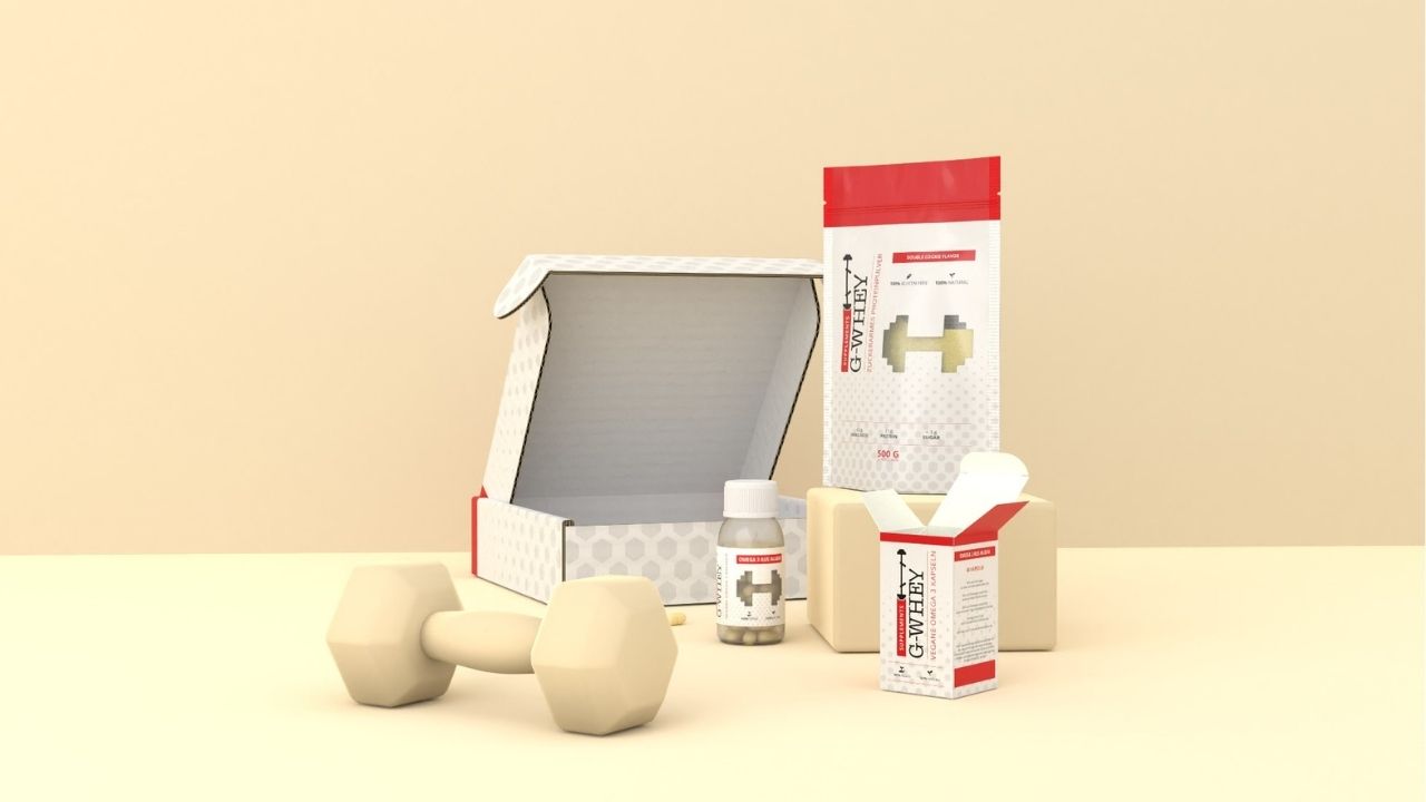 Verschiedene ausführungen an Packmitteln