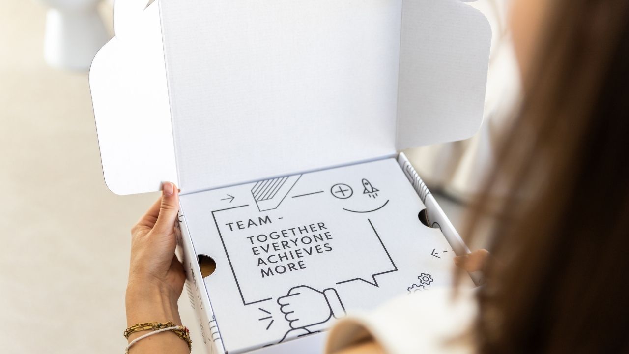 Personalisierte Versandbox