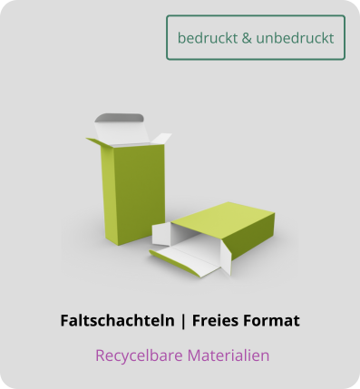Faltschachteln bestellen