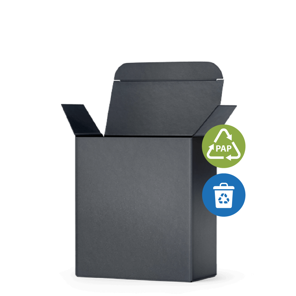 Naturkarton schwarz