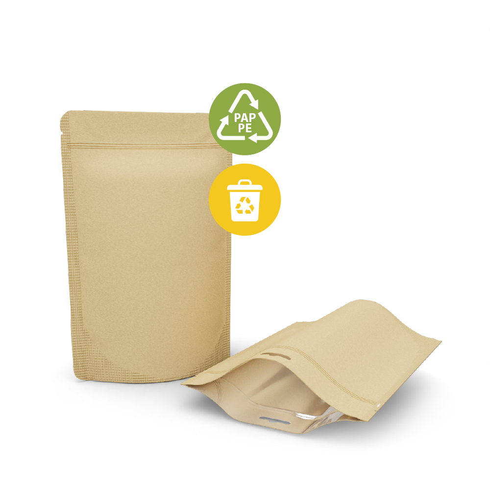 Papier braun + Polyethylen