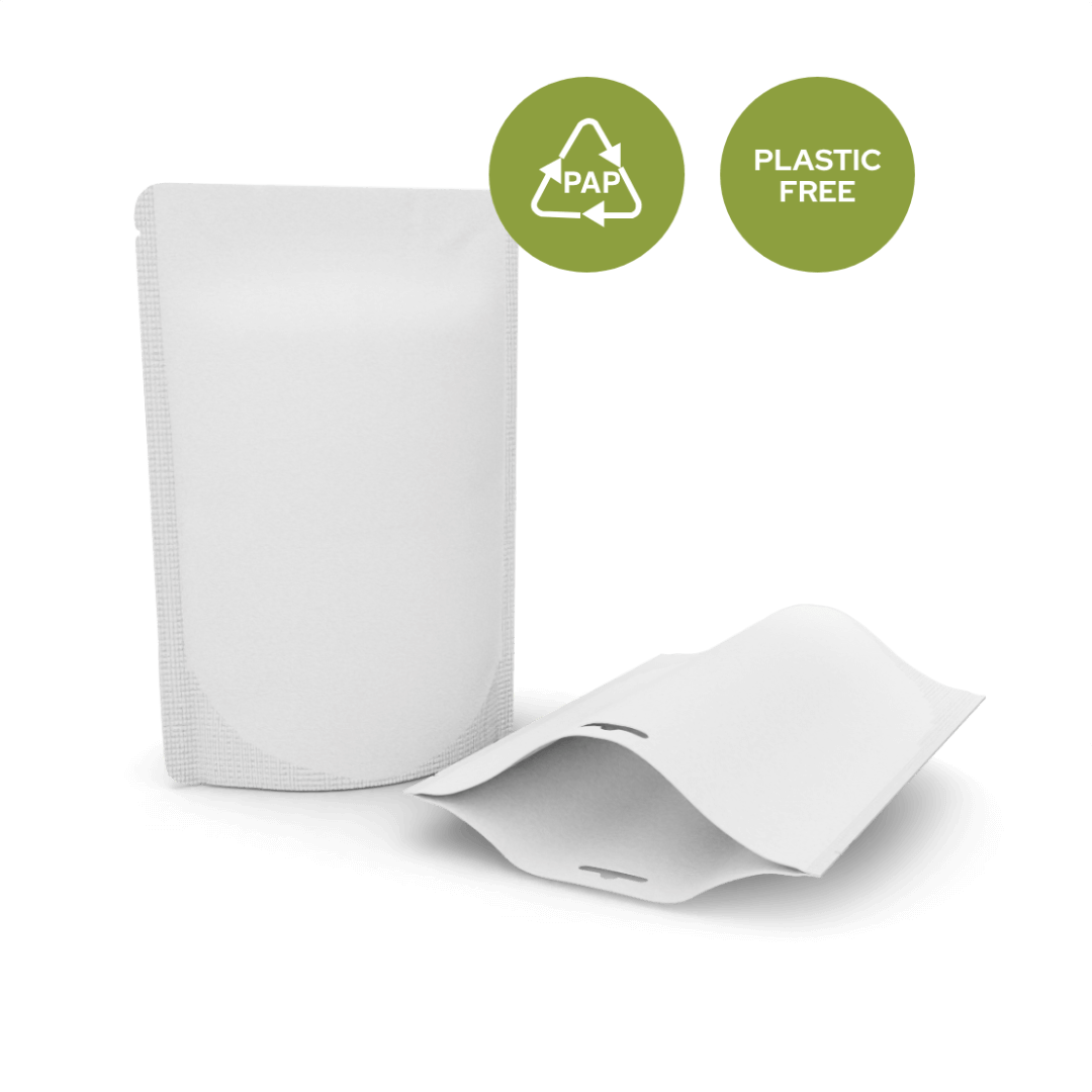 Papier weiß ohne Kunststoff mit Barriere