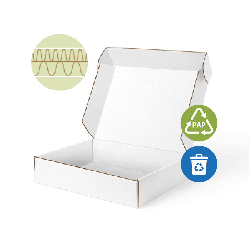 EB-Welle außen weiß, innen weiß