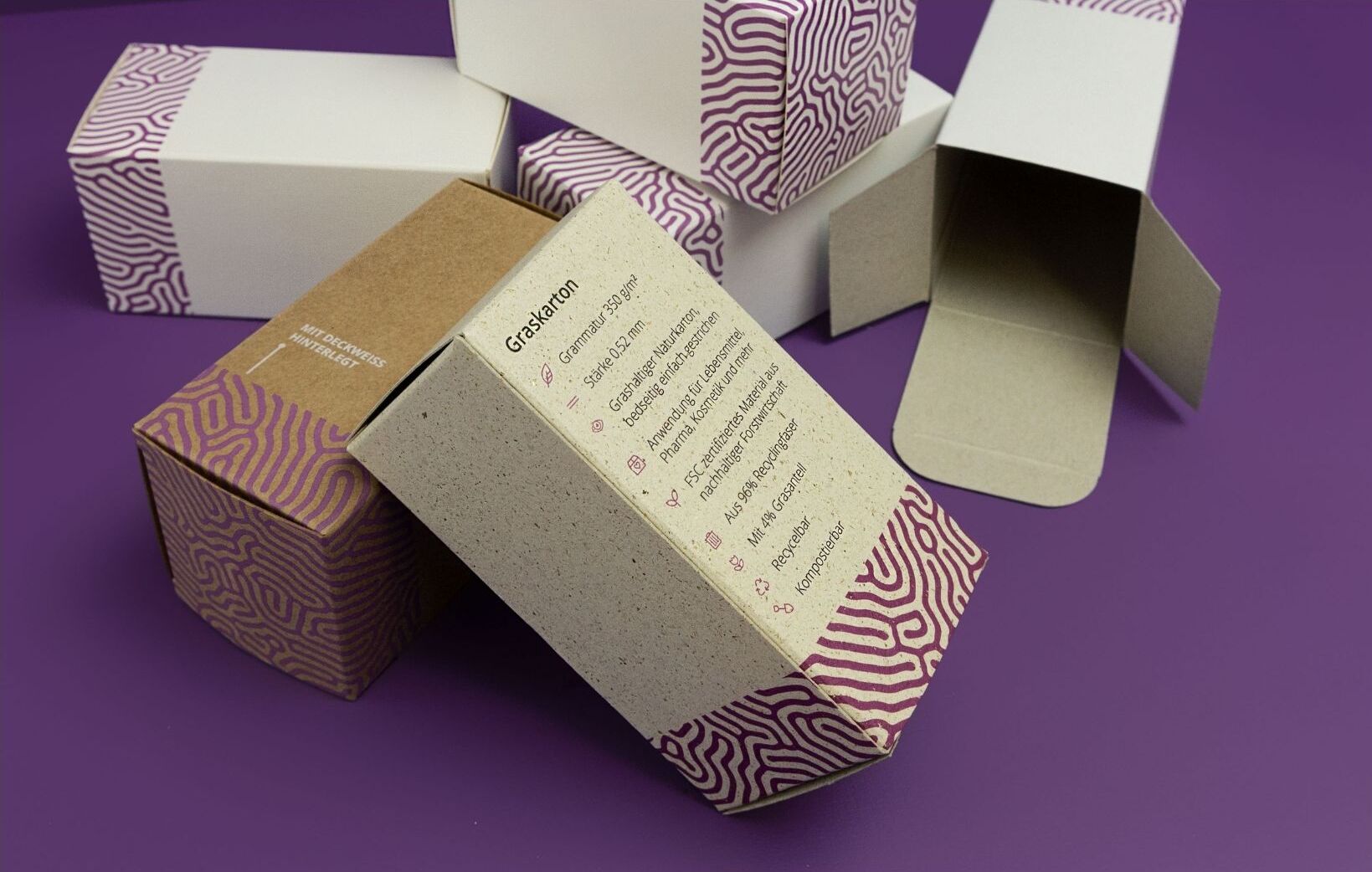 Individuelle bedruckt Faltschachteln