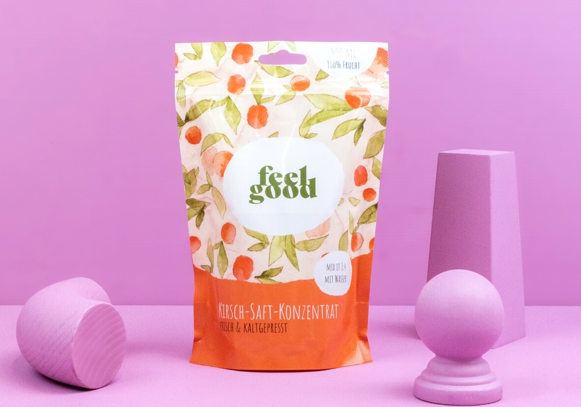 Standbodenbeutel aus Polyethylen