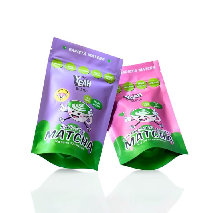 Doypack PP-Folie perlweiß, matte Oberfläche