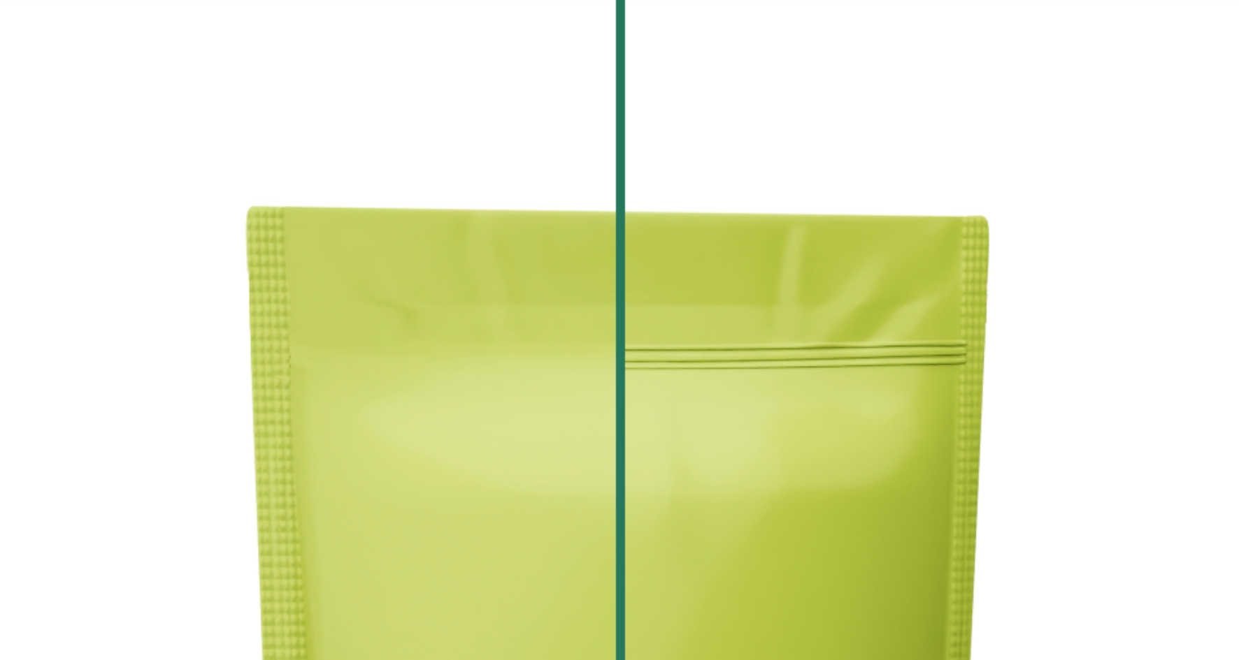 Standbodenbeutel mit Zipper